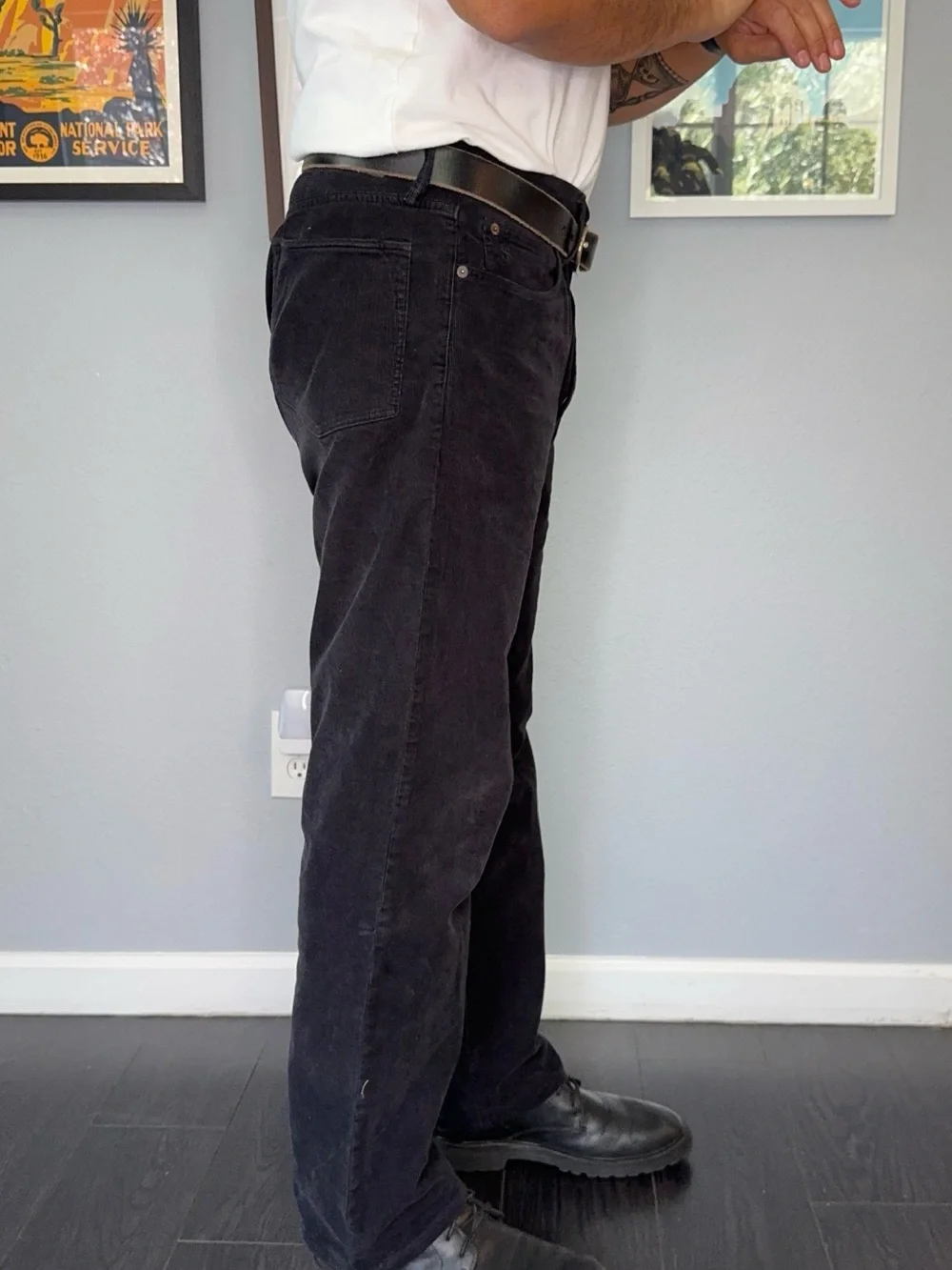 Todd Snyder Straight Fit Corduroy Pants Custom Black 35x32